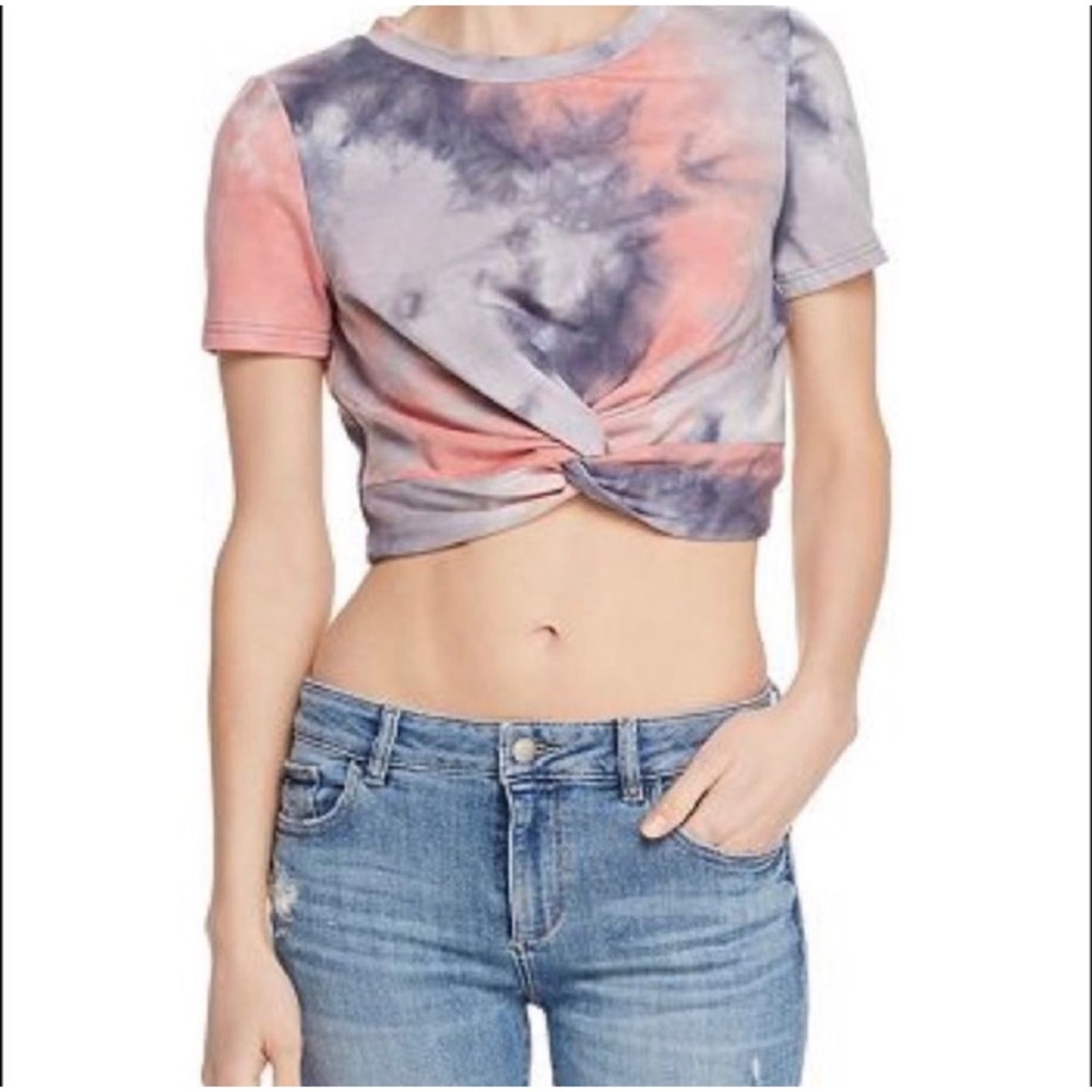 NWT Honey Punch Blessed Tie-Dye Crop Top
